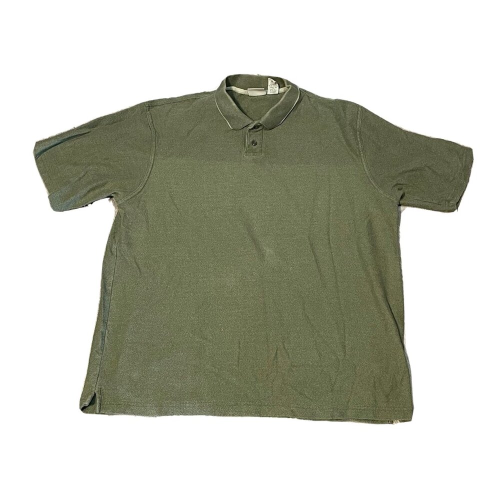 Fieldmaster polo shirt mens XL short sleeve green